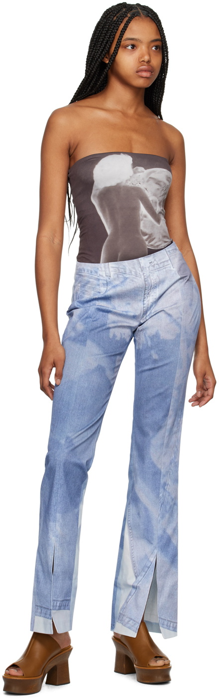 ELLISS Blue Handy Jean Print Jeans