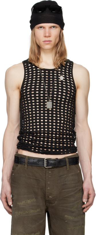 Photo: Alexander Digenova Black Laser Cut Tank top