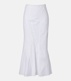 Fforme Ora cotton poplin midi skirt