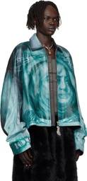 Gerrit Jacob SSENSE Exclusive Black & Green 100$ Leather Jacket