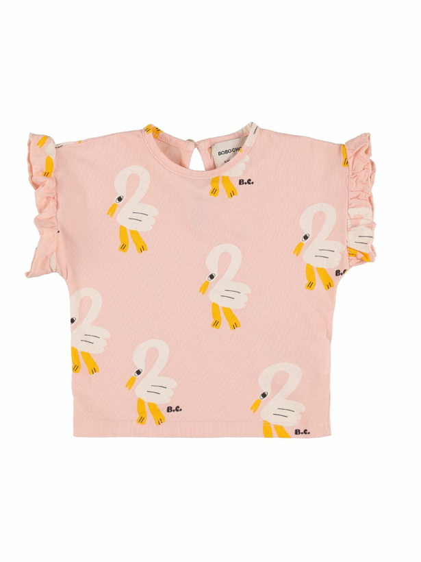 Photo: BOBO CHOSES Swan Print Organic Cotton T-shirt
