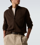 Tod's Wool and cashmere zip-up cardigan