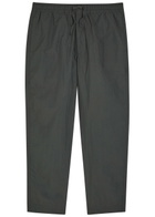 Ymc Alva Skate Relaxed Tapered-leg Shell Trousers Charcoal