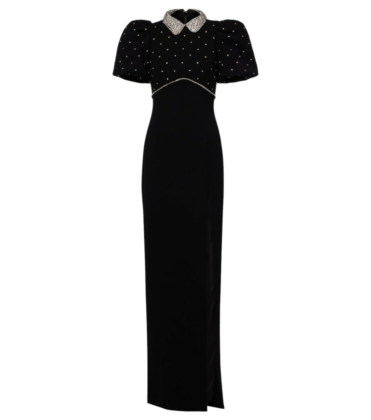 Rebecca Vallance Diana sequined mesh-trimmed gown Rebecca