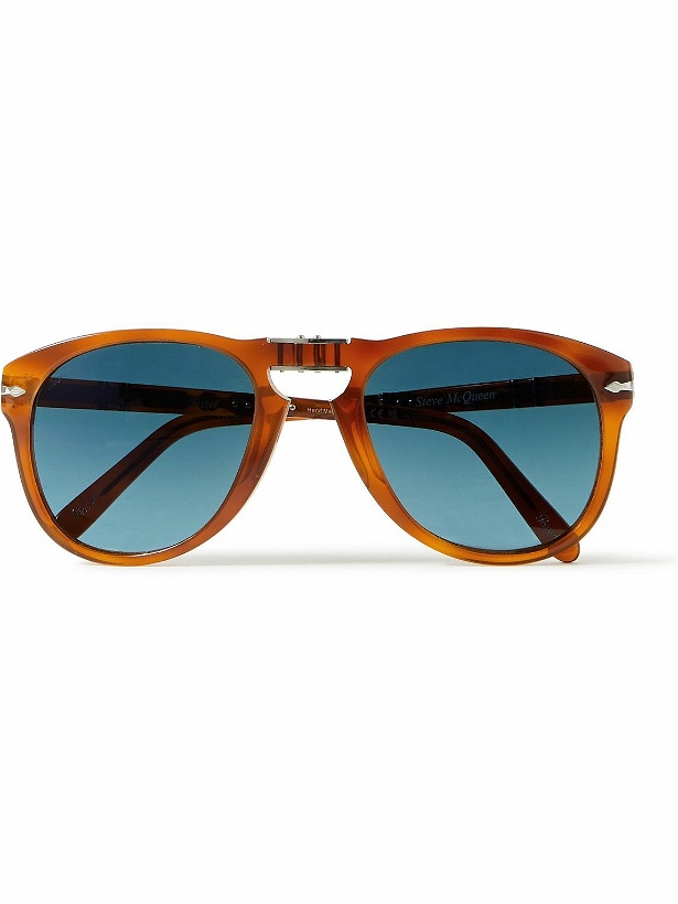 Photo: Persol - Round-Frame Folding Acetate Sunglasses