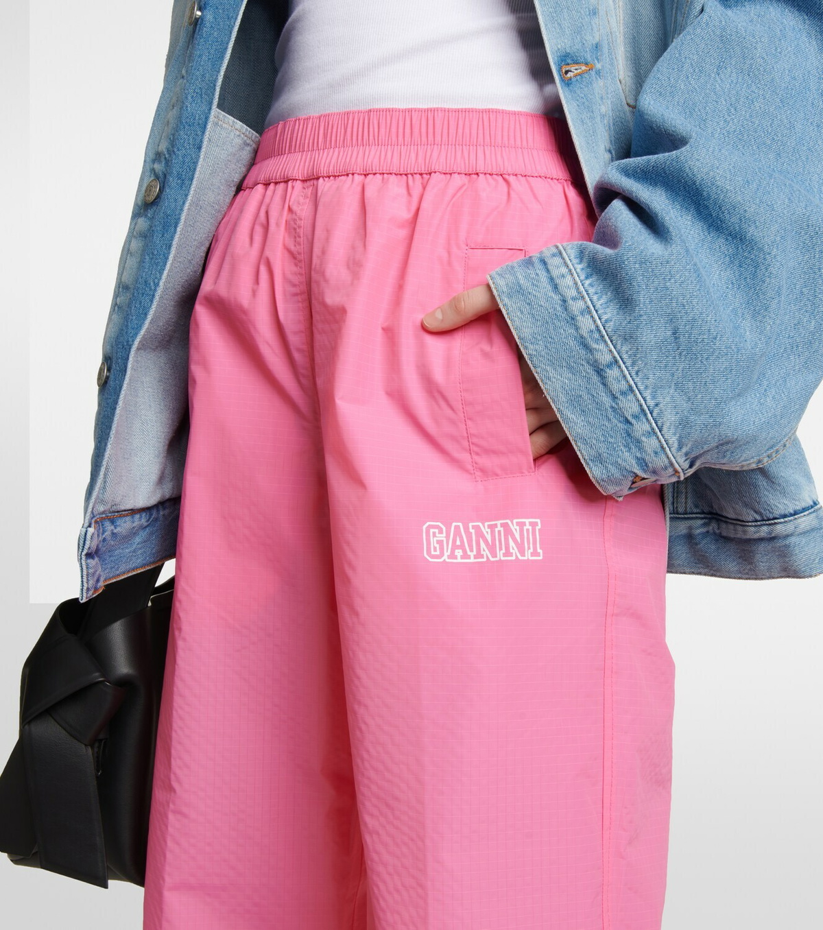 Ganni - Straight track pants GANNI
