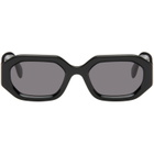 Palm Angels Black Riplay Sunglasses