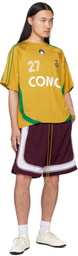 Rhude Yellow 'Rhude 27' Jersey