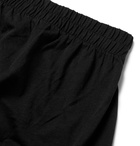 A.P.C. - Cotton-Jersey Boxer Shorts - Men - Black