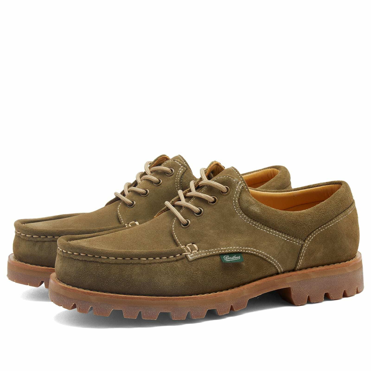 Paraboot Men's Thiers in Khaki Suede