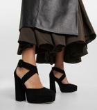 Jimmy Choo - Gian 140 platform leather pumps