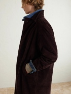 The Elder Statesman - Cotton-Corduroy Coat - Brown