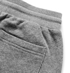 John Elliott - Crimson Mélange Loopback Cotton-Jersey Drawstring Shorts - Gray