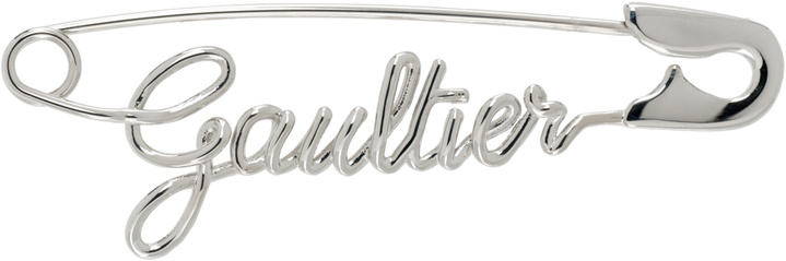 Photo: Jean Paul Gaultier 'The Silver-Tone Gaultier Safety Pin' Single Earring