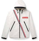 Moncler - Trakehner Striped Nylon Hooded Jacket - White