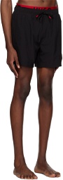 Hugo Black Double Swim Shorts