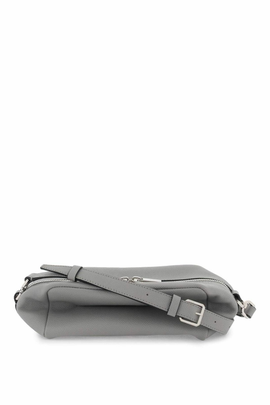 Photo: VALEXTRA leather crossbody bag Grey