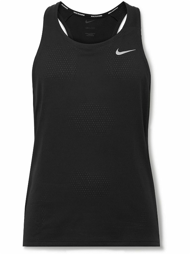 Photo: Nike Running - Fast Slim-Fit Dri-FIT Mesh Tank Top - Black