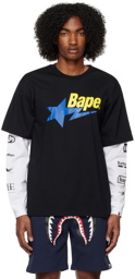 BAPE Black STA Layered Long Sleeve T-Shirt