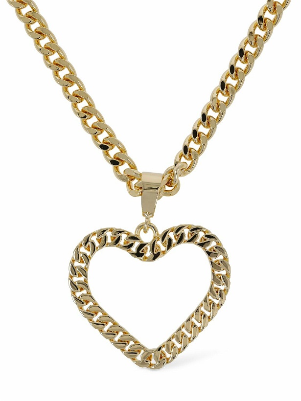 Photo: MOSCHINO - Heart Charm Long Necklace