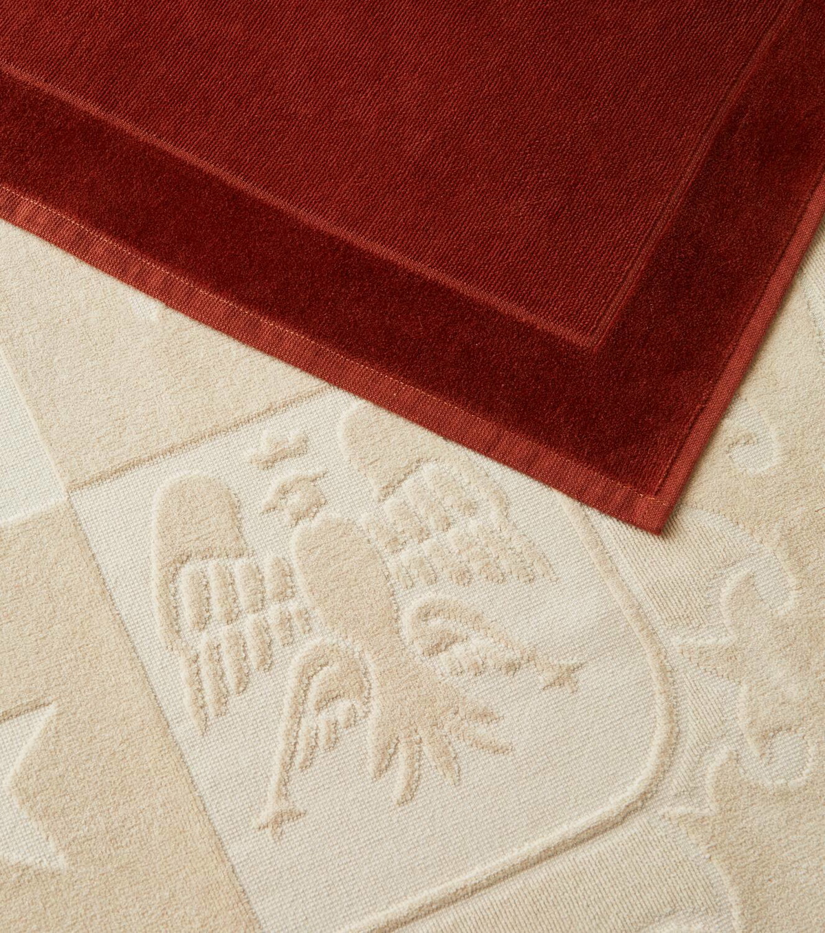 Loro Piana Crest cotton beach towel