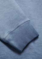 Gallery Dept. Logo-print Washed Cotton Sweatshirt Blue