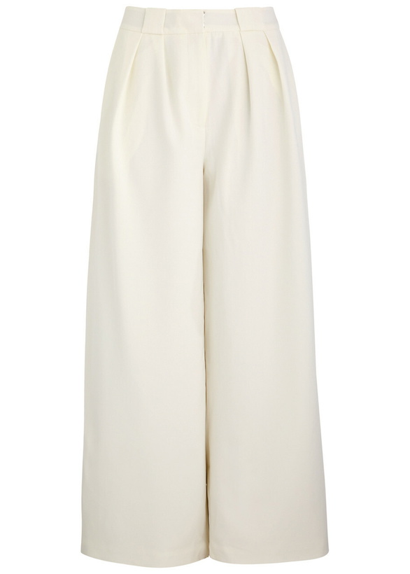 Photo: Aexae Wide-leg Wool Trousers White XS (UK6 / XS)