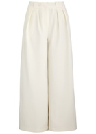Aexae Wide-leg Wool Trousers White XS (UK6 / XS)