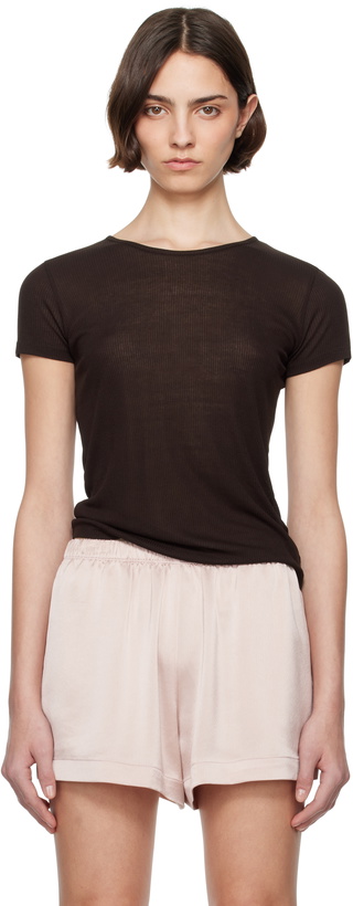 Photo: LESET Brown Rozzi Classic T-shirt