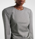 Magda Butrym Draped wool blouse