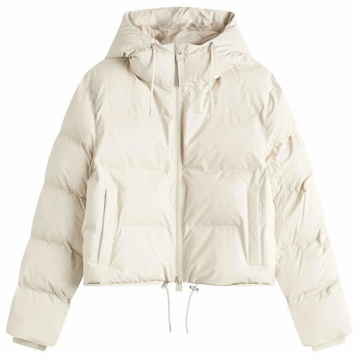 Photo: Rains Women's Alta Short Puffer Jacket in Dune