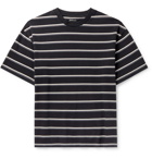 Bellerose - Vlug Striped Cotton-Jersey T-Shirt - Blue