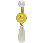 Safsafu Gold Smiley Earring