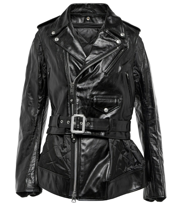 Photo: Sacai - Patent leather jacket