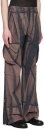 JiyongKim Gray Sun-Bleached Cargo Pants