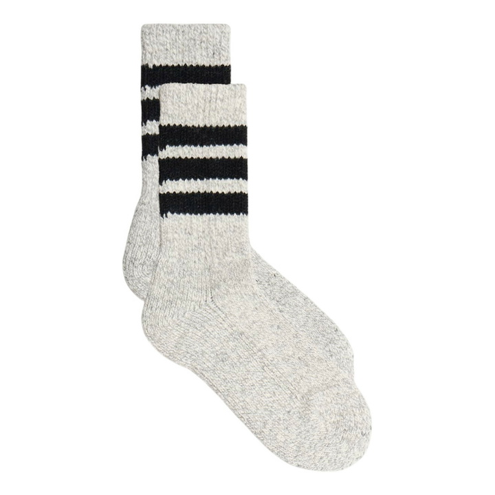 Photo: RoToTo Oldschool Work Boot Sock in Grey/Black