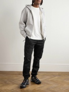Stone Island - Tapered Cotton-Blend Trousers - Black