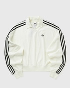 Adidas TRACK TOP V NECK White Womens Track Jacket