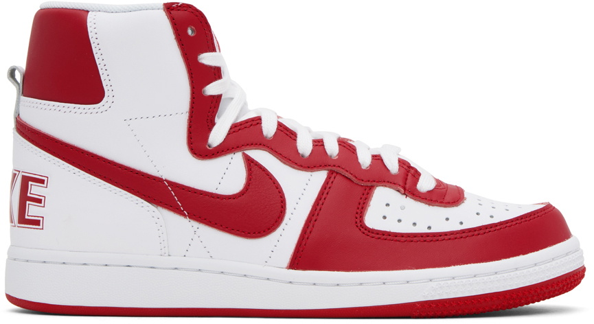 Nike Red & White Terminator Sneakers Nike
