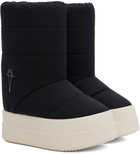 Rick Owens DRKSHDW Black Porterville Mega Bumper Lunar Boots