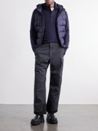 Moncler Grenoble - Wool-Blend Jersey Zip-Up Ski Base Layer - Blue