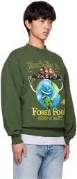 Online Ceramics Green 'Fossil Fool' Sweatshirt