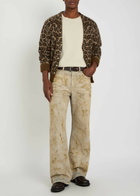 Second Layer Chevy Intarsia Mohair-blend Cardigan Leopard