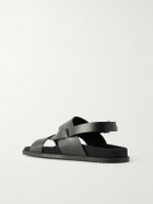 Dolce&Gabbana - Buckled Leather Sandals - Black