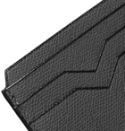 Valextra - Pebble-Grain Leather Cardholder - Gray
