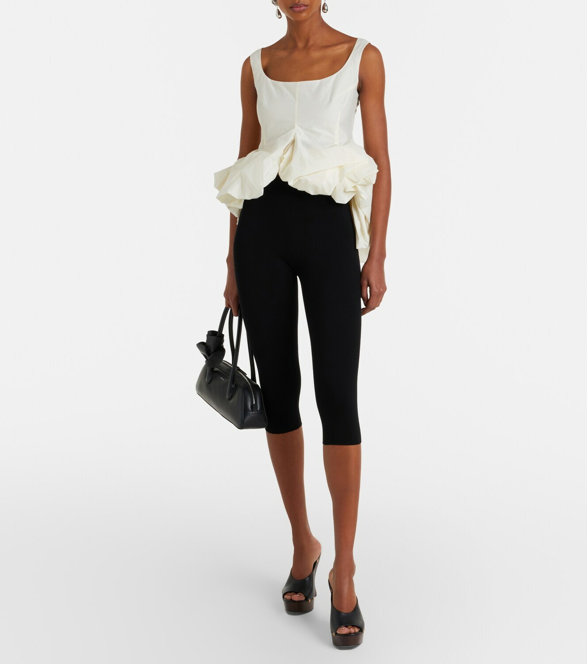 Magda Butrym Gathered peplum top