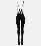 Wolford - x Mugler cutout lace-up tights