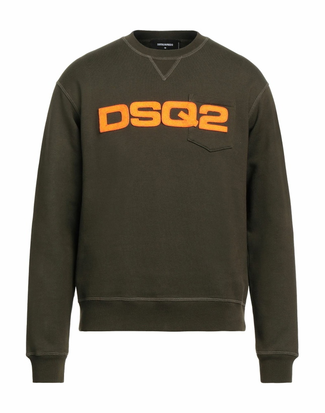 Photo: Dsquared2 Mens Sweatshirt Military in Green