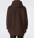 Yves Salomon Shearling-lined suede parka