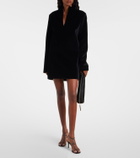 Khaite Aleena velvet minidress
